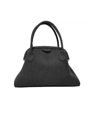 Sac Trapèze 100% laine Gris Anthracite