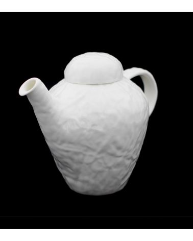 Théière en porcelaine froissée